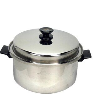 RAINBOW 5 Qt Stock Pot Cooking System With Lid Surgical Stainless Steel 18/8